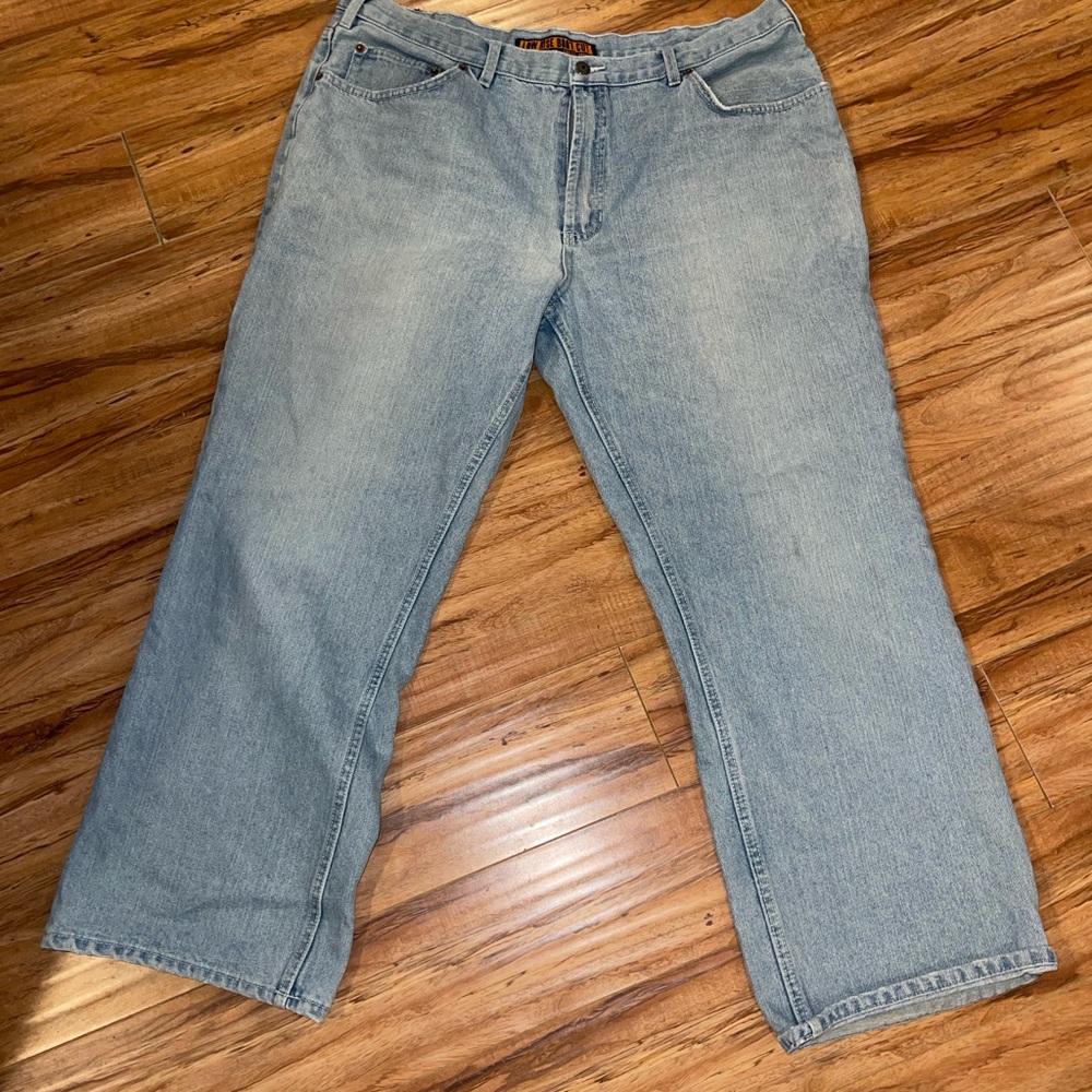 🌸 Men’s Steve & Barry’s Low Rise Boot‎ Cut size 42 x 32 light denim